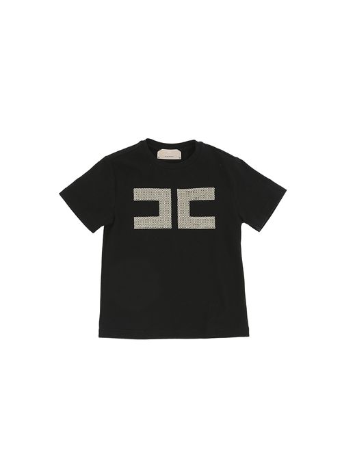 T-shirt, bambina, logata. ELISABETTA FRANCHI | EFTS259 0 JE006N005